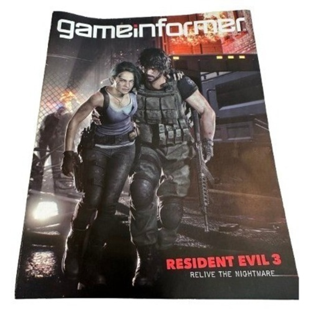 Game Informer Magazine Issue 324 Resident Evil 3 Cover Jill Valentine Carlos